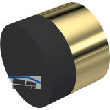 KWS Wandt�rpuffer 2008 � 30 mm, Messing poliert