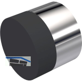 KWS Wandt�rpuffer 2008 � 30 mm, Edelstahl poliert