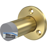 KWS Wandt�rpuffer 2011 � 55 mm, H�he 100 mm, Messing matt