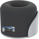 KWS Bodent�rpuffer 2015 � 40 mm, Stahl silber lackiert