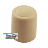 Wand-u. Bodent�rpuffer - � 30 mm, H�he 32 mm, Kunststoff elfenbein