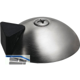 Bodent�rpuffer - Bodenpl. � 60 mm, Anschlagh. 17 mm, Edelstahl matt
