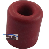 Wand-u. Bodent�rpuffer - � 30 mm, H�he 30 mm, Gummi rot