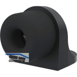 KWS Bodent�rpuffer 2022 � 40 mm, Aluminium schwarz lackiert