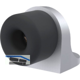 KWS Bodent�rpuffer 2022 � 40 mm, Aluminium silber eloxiert