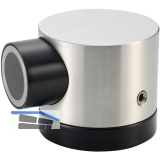 T�rhalter/T�rfeststeller 1015 mit Magnet � 50 mm, Edelstahl matt