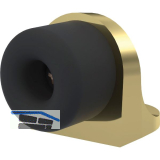 KWS Bodent�rpuffer 2022 � 40 mm, Messing poliert