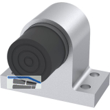 KWS Bodent�rpuffer 2024 gefederter Anschlagpuffer, Aluminium silber lackiert