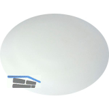 Wandt�rpuffer - � 60 mm, H�he 15 mm, Kunststoff wei�