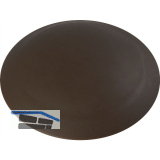 Wandt�rpuffer - � 60 mm, H�he 15 mm, Kunststoff braun