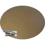 Wandt�rpuffer - � 60 mm, H�he 15 mm, Kunststoff beige