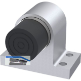 KWS Bodent�rpuffer 2024 gefederter Anschlagpuffer, Aluminium silber eloxiert