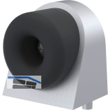 KWS Bodent�rpuffer 2028, 37x48x50mm, Aluminium silber eloxiert