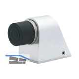 KWS Bodent�rpuffer - Platte 55 x 80 mm, H�he 70 mm, Alu Edelstahl-Effekt