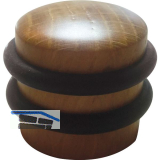 Bodent�rpuffer - � 40 mm, H�he 34 mm, Anschlag 2 Gummiringe, Buche