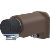 KWS Wandt�rpuffer 2051 gefederter Anschlagpuffer, Alu dunkelbraun eloxiert