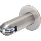 T�rfeststeller 1018 mit Magnet, 80 mm, Aluminium silber eloxiert