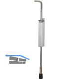 T�rfeststeller 1048 Hub 250 mm, 35 x 555 mm, Edelstahl-Effekt