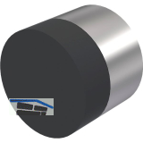 KWS Wandt�rpuffer 2068, � 30 mm, L�nge 25 mm, Edelstahl matt