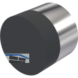 KWS Wandt�rpuffer 2068, � 30 mm, L�nge 25 mm, Edelstahl poliert