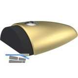 KWS Bodent�rpuffer 2090, 90 x 60 x 25mm, Aluminium messingf�rbig eloxiert