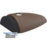 KWS Bodent�rpuffer 2090, 90 x 60 x 25mm, Aluminium dunkelbraun eloxiert