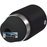 KWS Wandt�rpuffer 2120 gefederter Anschlagpuffer, Stahl/Alu schwarz lackiert