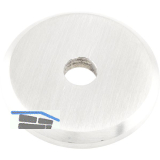 KWS St�tzrosette f. Holz/Glast�ren - � 40mm, silber eloxiert