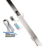 KWS T�rgriff 8536 gerade mit Fingerscanner BioKey Inside Mini X APP, Edelstahl