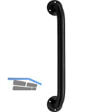 KWS Schiebetorgriff 8503, 500 mm, Stahl schwarz lackiert