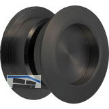 KWS Schiebet�rmuschelpaar 5251 rund, T�rst�rke 38-42 mm, Aluminium schwarz matt