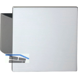 KWS Plattengriff SARAH 150x150x10 mm Alu silber eloxiert/silber eloxiert