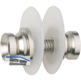 MARCHESI Befestigungszubeh�r f�r Griffe M6 beidseitig, Glas, TS 8 - 60mm