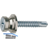 MARCHESI Befestigungszubeh�r f�r Griffe M8, einseitig, Holz Metall, Edelstahl