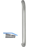 MARCHESI T�rgriff 4523 - gerade, 382mm, LA. 350mm, Edelstahl matt