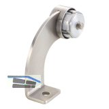 KWS Endst�tze WS - gebogen 90� Rundrohr, rechts, Edelstahl