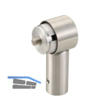 KWS Endst�tze RS - gerade Rundrohr,30mm, Edelstahl