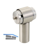 KWS Mittelst�tze RS - gerade, Rundrohr, f�r Au�en � 35mm, Edelstahl