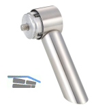 KWS Endst�tze RS - schr�g 45� Rundrohr, links, 30mm, Edelstahl