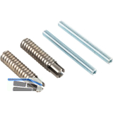 KWS Befestigungszubeh�r S23 - einseitig, M8x 60, Stahl verzinkt