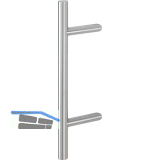 HOPPE T�rgriff E5012 - 500/300 mm, Edelstahl matt