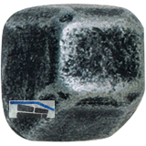 SCH�SSWENDER Hutmutter eckige Form - 10 x 12mm, M 8, Schmiedeeisen schwarz