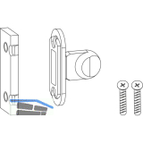 GU HS Riegelbolzen Nr. 2/14, Schema C, RC2, Stahl verzinkt