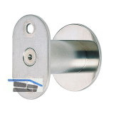 Handlauftr�ger flach, Wandabstand 50 - 65 mm, silber eloxiert