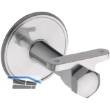 Handlauftr�ger, Rosetten � 70 mm, Wandabstand 65 mm, Aluminium poliert