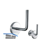 SCH�SSWENDER Handlauftr�ger zum Anschwei�en, mit Abdeckrosette 70mm Edelstahl