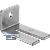 Winkelbefestigung HELM 104 WD doppelt Edelstahl