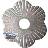 Zierrosette (Pfettenscheibe) � 80x4 mm, Bohr-� 17 mm, Stahl verzinkt (B)
