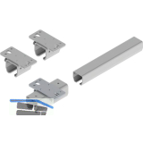 Erweiterungsset HELM 100 f�r Schiebetorbeschlagset, Deckenmontage,Stahl verzinkt