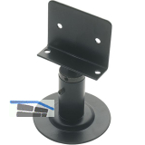 Trennwandst�tze Winkelauflage, Bodenabstand 60-80 mm, schwarz